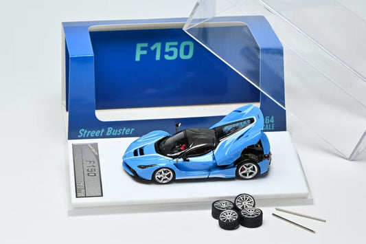 [Preorder] Street Buster 1:64 Ferrari F150 Aperta Baby Blue