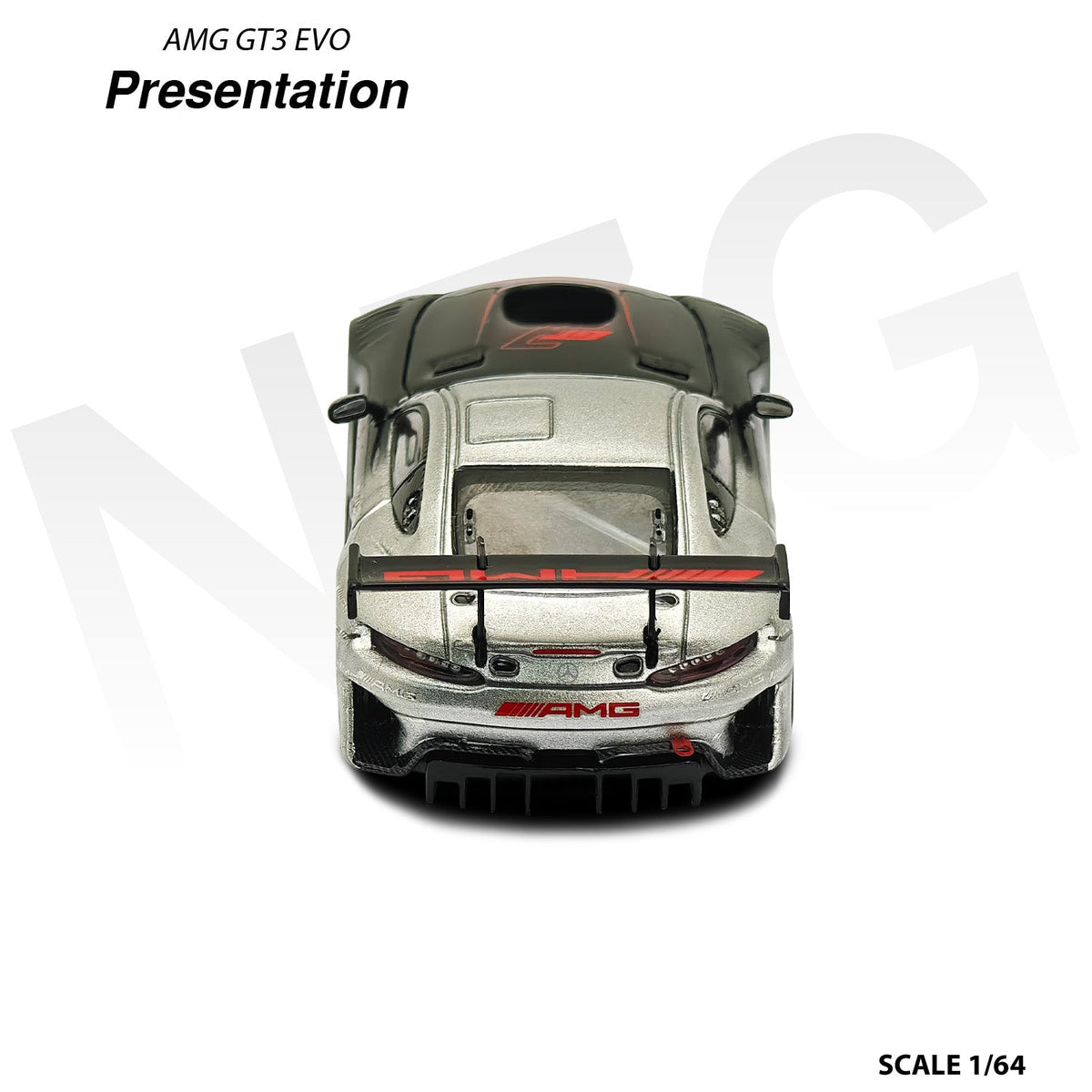 KILO works 1:64 Mercedes AMG GT3 EVO II Presentation black 114600005