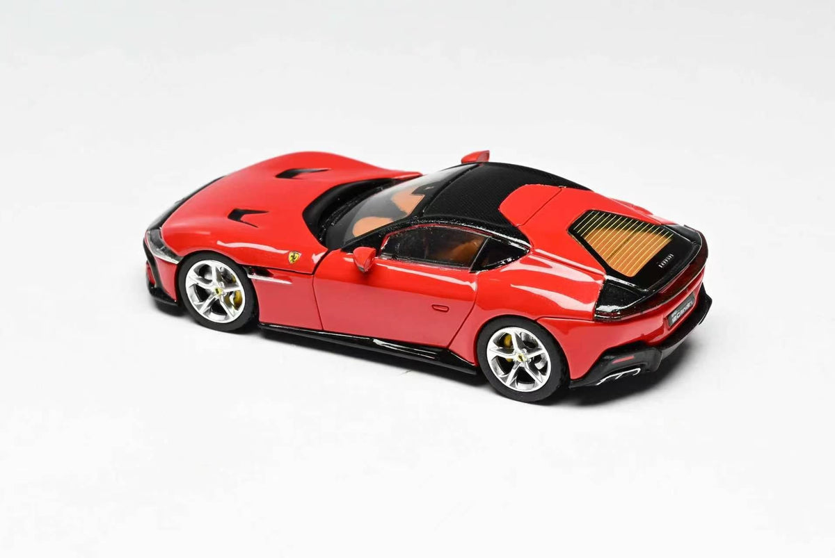 [Preorder] 7CM Model 1:64 Prancing Horse 12 Cilindri Red & Brown