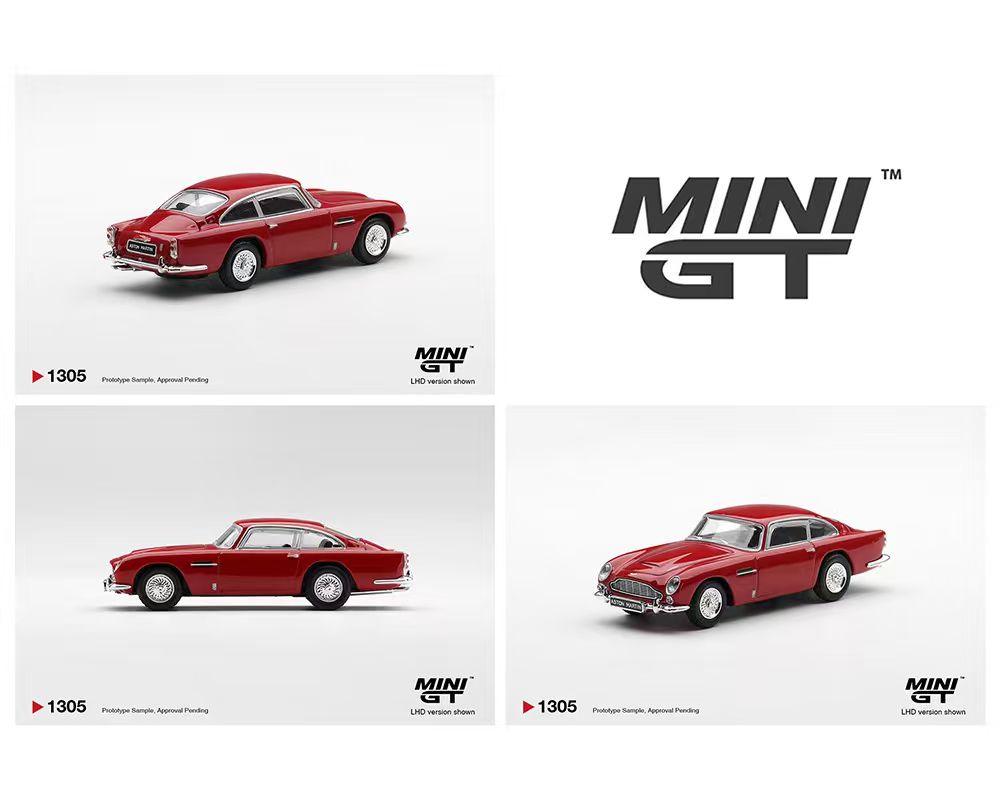 [Preorder] Mini GT 1:64 Aston Martin DB5 – Fiesta Red – Limited Edition MGT01305-BL