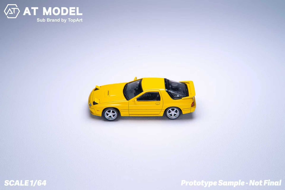 [Preorder] AT Model 1:64 Mazda RX7 FC3S infinity Lemon Yellow