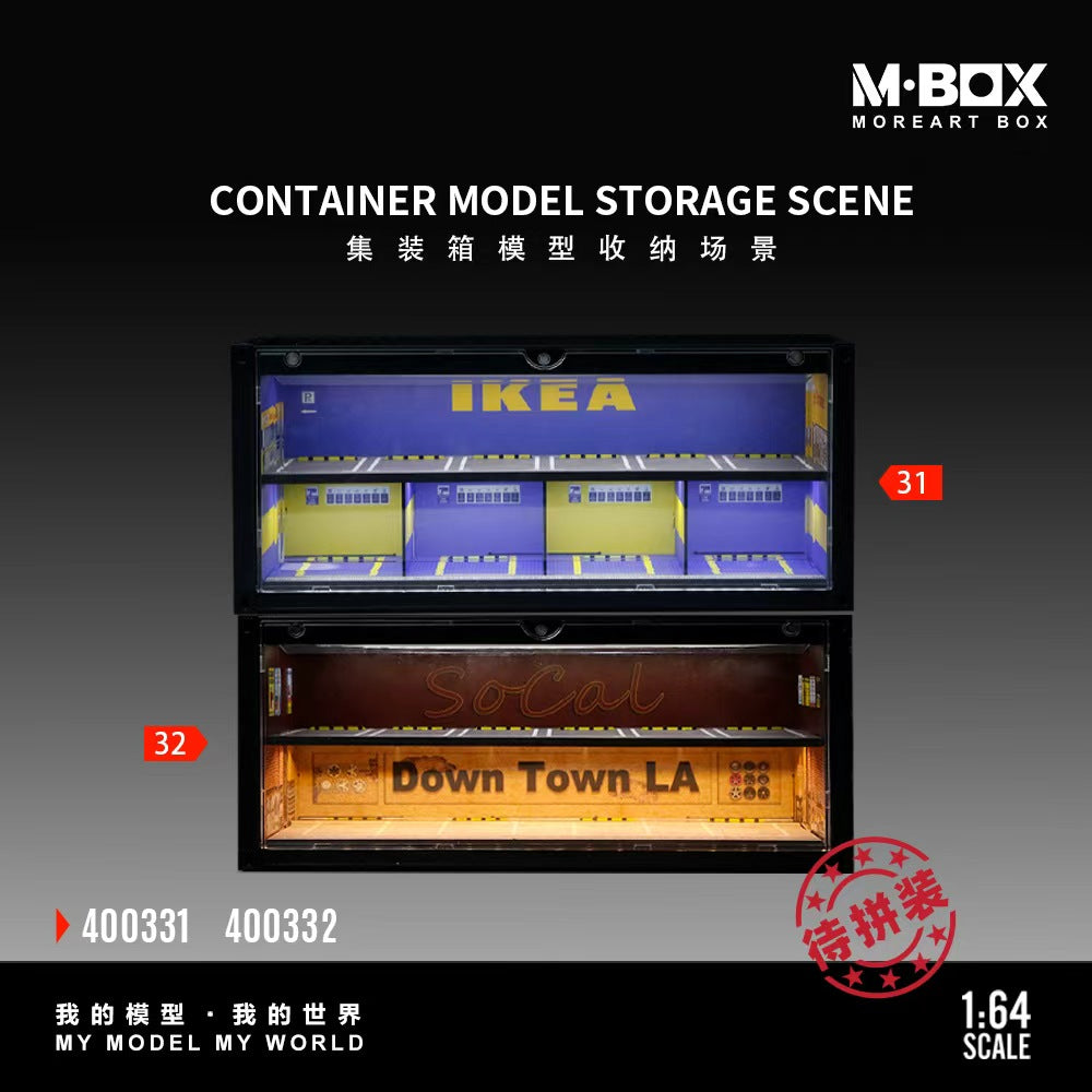 [Preorder] MBOX 1:64 Container Model Storage Scene (2 Variants) MB400331/MB400332