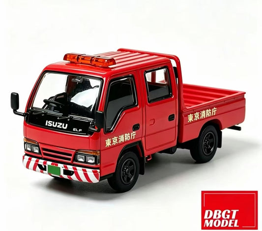 [Preorder] DBGT Model 1:64 Isuzu ELF Tokyo Fire Department Livery