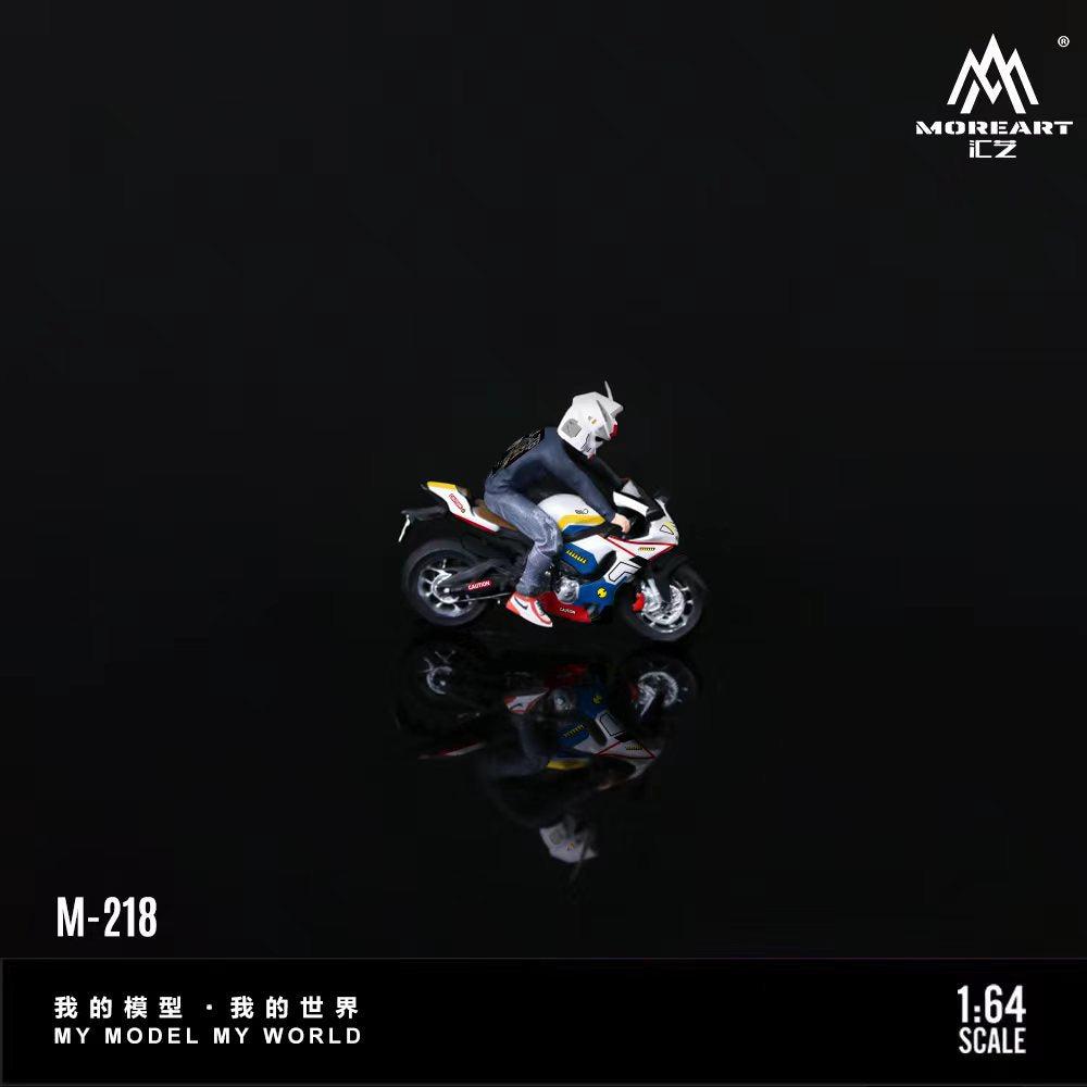 MoreArt 1:64 YAMAHA YZF-R1 GUNDAM DECAL MOTORCYCLE MASKED RIDER DOLL. MO222218