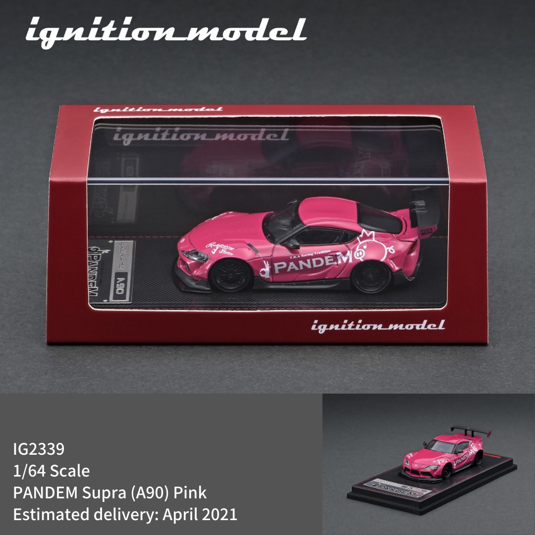Ignition Model 1:64 PANDEM Toyota Supra A90 Pink IG2339