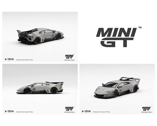 [Preorder] MINI GT 1:64 Lamborghini LB-Silhouette WORKS MURCIELAGO GT Evo Fighter Grey MGT01314-BL