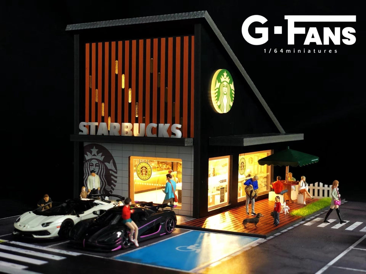 G.Fans 1:64 Starbucks Building Diorama Model 710025
