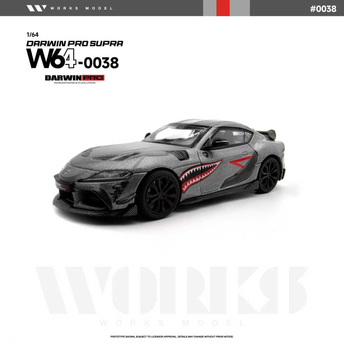 [Preorder] Works Model 1:64 Toyota GR Supra A90 MK5 DarwinPRO W640038