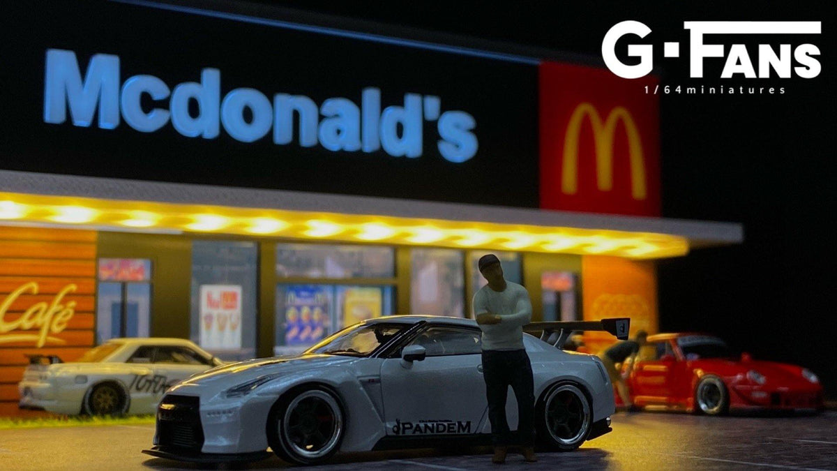 [Preorder] G.Fans 1:64 Diorama McDonald's Fast Food Building 710013