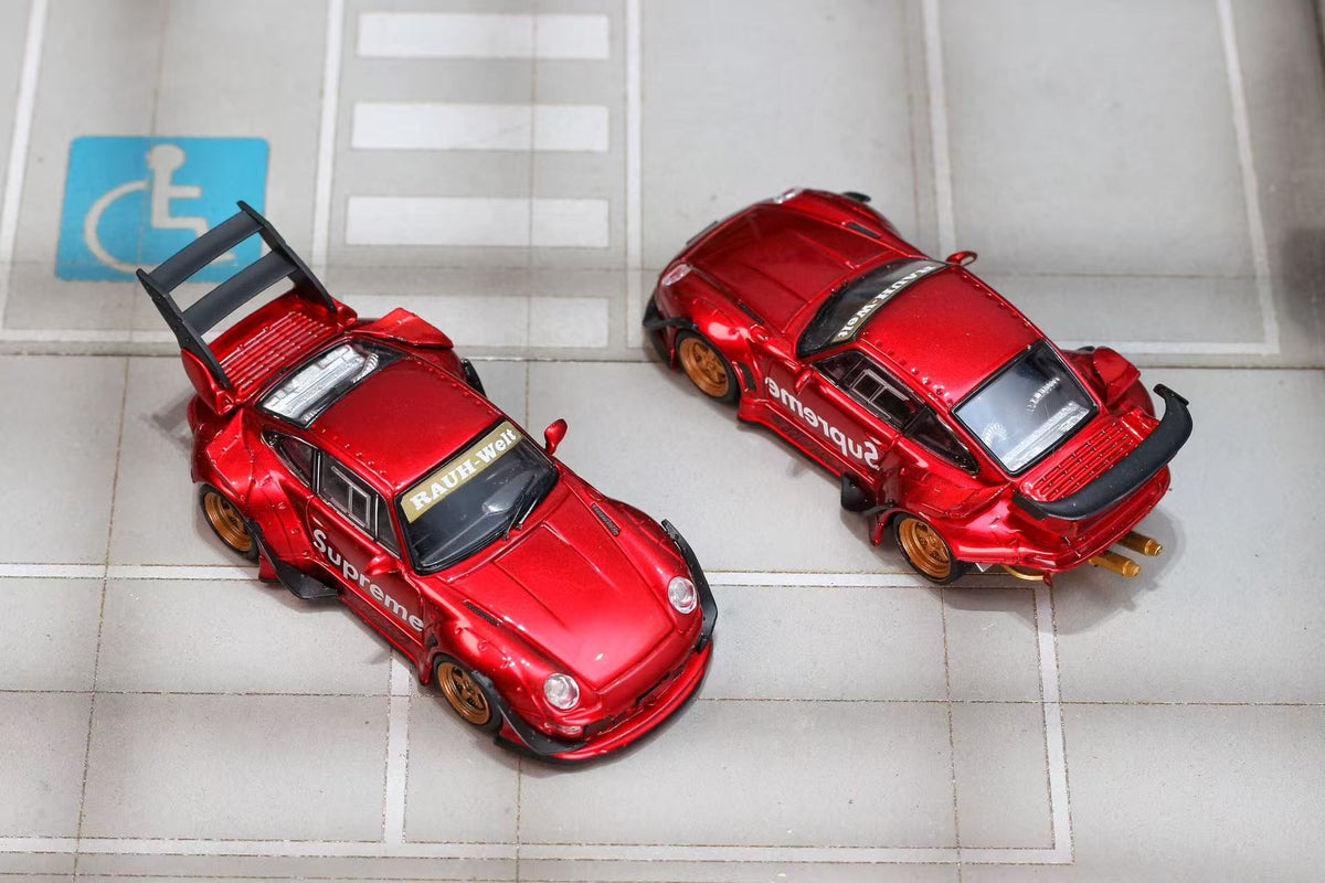 [Preorder] Street Weapon 1:64 RWB 993 Supreme Metallic Red (2 Versions)