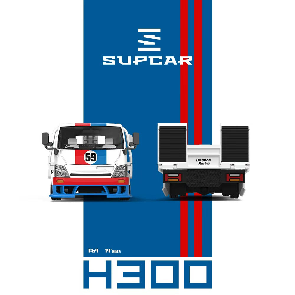[Preorder] SUPCAR 1:64 H300 Red & Blue Livery SC647243