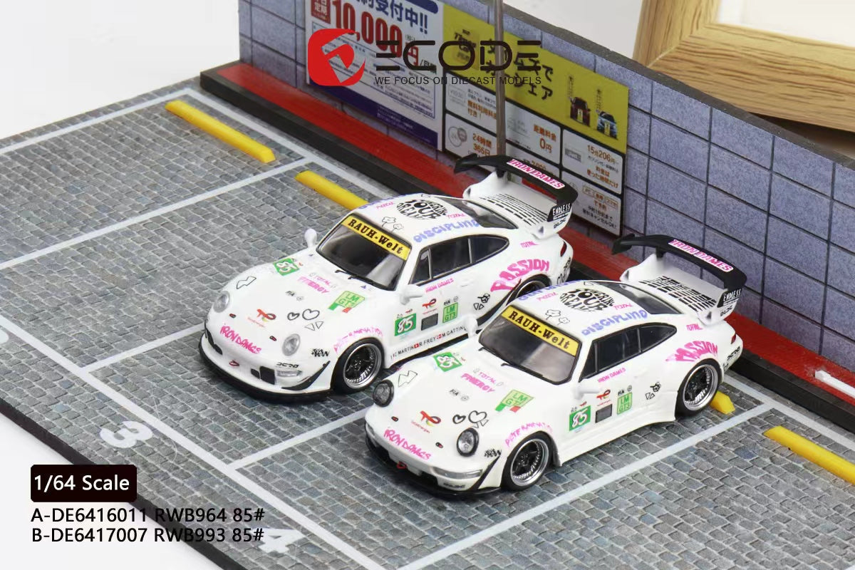 Decode 1:64 Porsche #85 Iron Dames Livery (2 Versions)