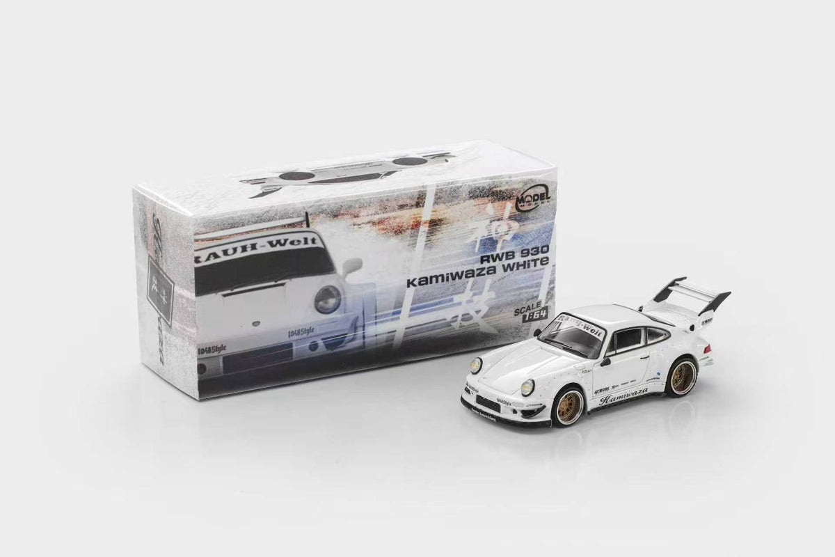 [Preorder] Model Model 1:64 Porsche RWB 930 Kamiwaza White MM64-RWB930-002