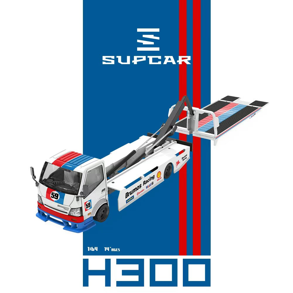 [Preorder] SUPCAR 1:64 H300 Red & Blue Livery SC647243