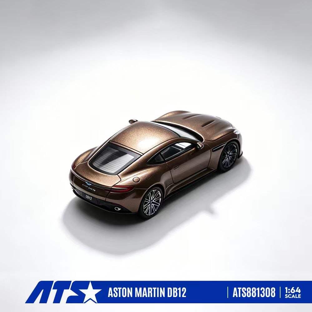 [Preorder] ATS Model 1:64 Aston Martin DB12 Silver/Metallic Brown (2 Colours) ATS881306/ ATS881308