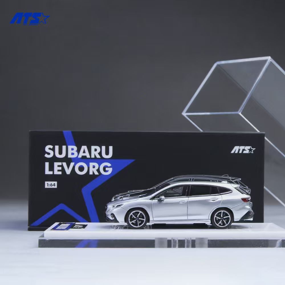 [Preorder] ATS Model 1:64 Subaru LEVORG - Silver Gray ATS880303
