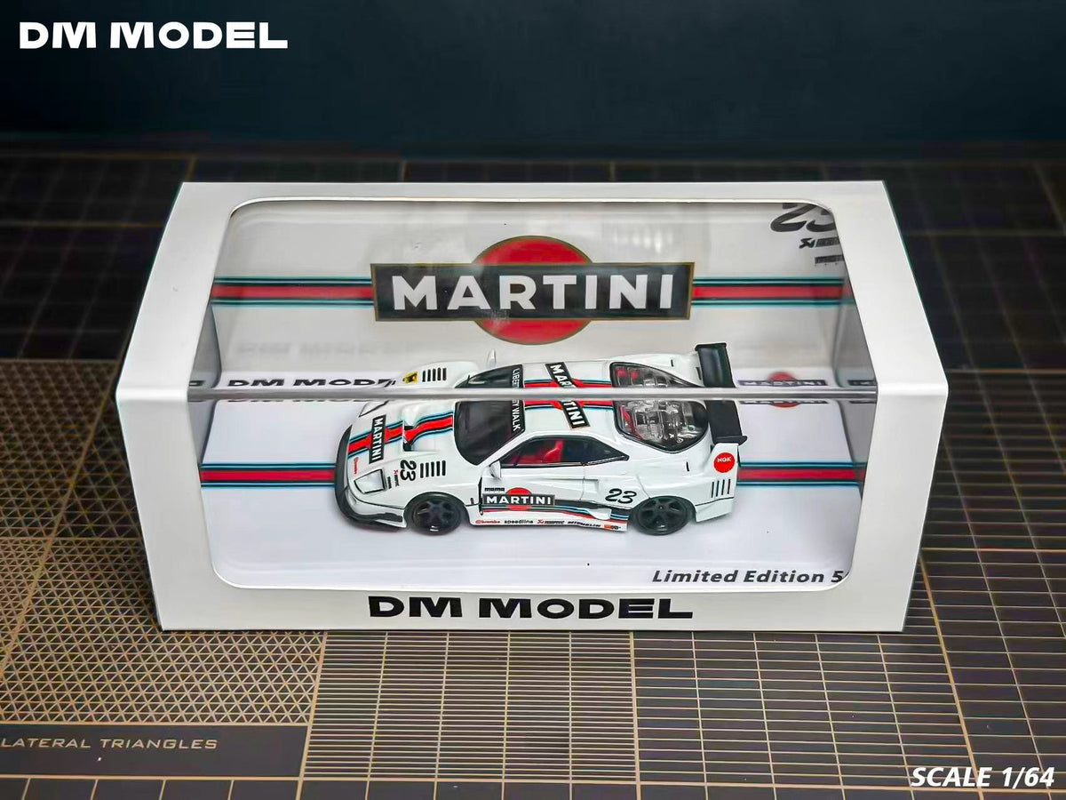[Preorder] DM Model 1:64 LBWK Ferrari F40 White (2 Versions)