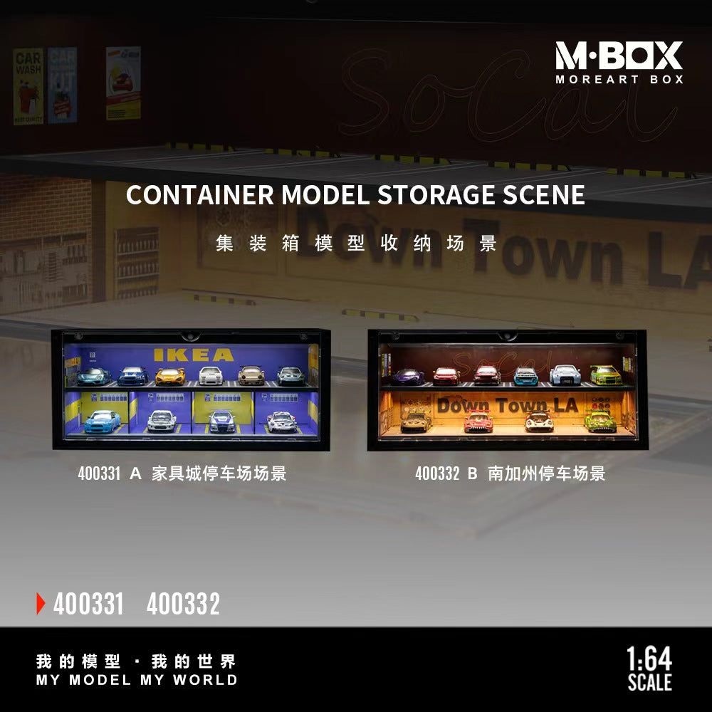 [Preorder] MBOX 1:64 Container Model Storage Scene (2 Variants) MB400331/MB400332