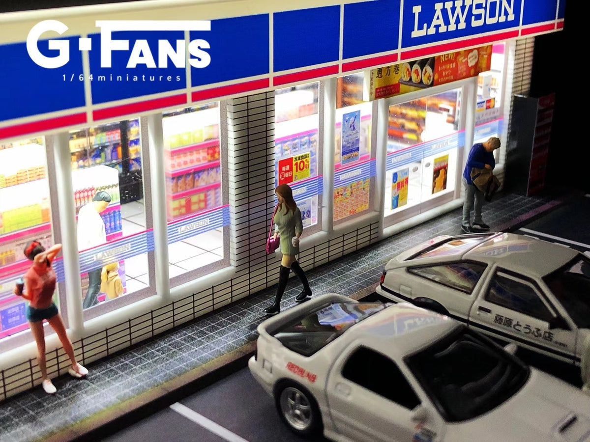 G.Fans 1:64 LAWSON Building Diorama Model 710024