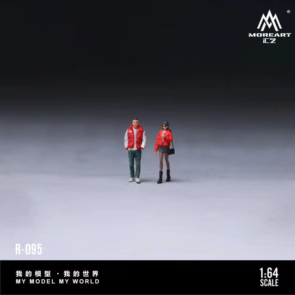 [Preorder] MoreArt 1:64 Winter Stroll Couple Doll FIGURE SET MO223095