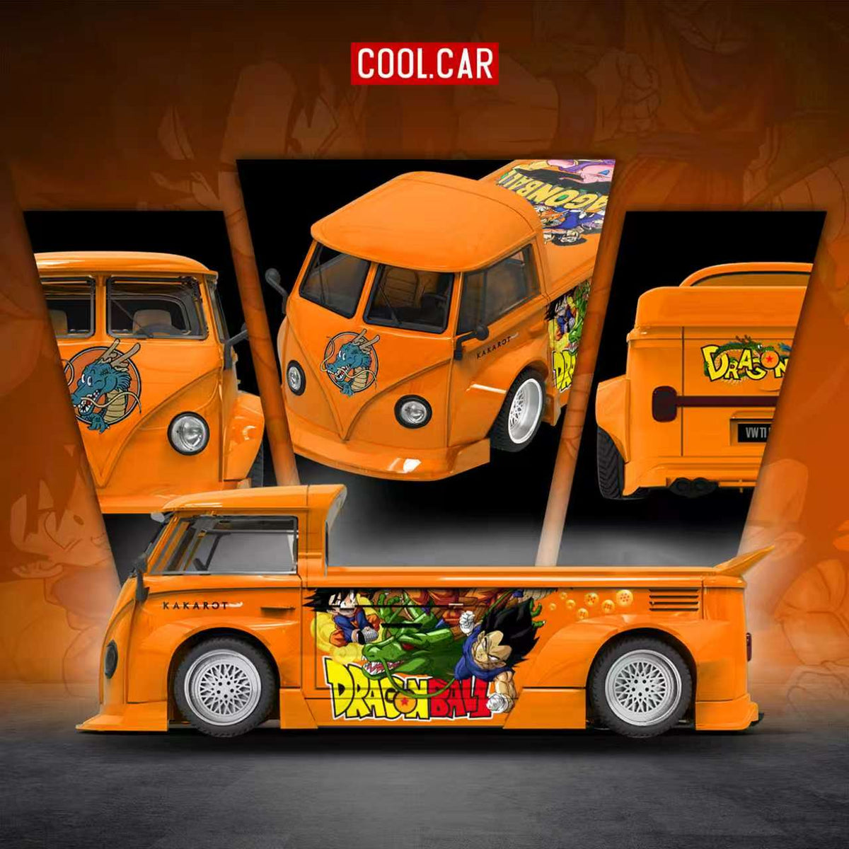 [Preorder] Cool Car 1:64 Volkswagen T1 Dragon Ball Livery CC643925