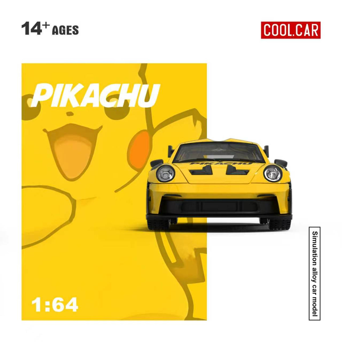 [Preorder] Cool Car 1:64 992 GT3 RS Pikachu Livery CC644651