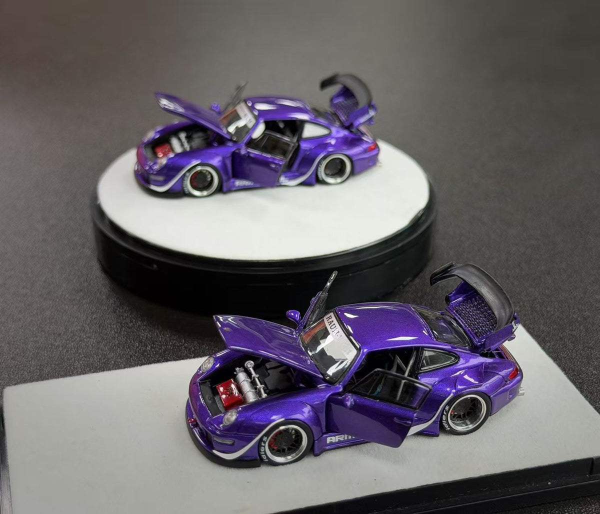 PGM 1:64 Porsche RWB 993 Metallic Purple (2 Versions) PGM-640314