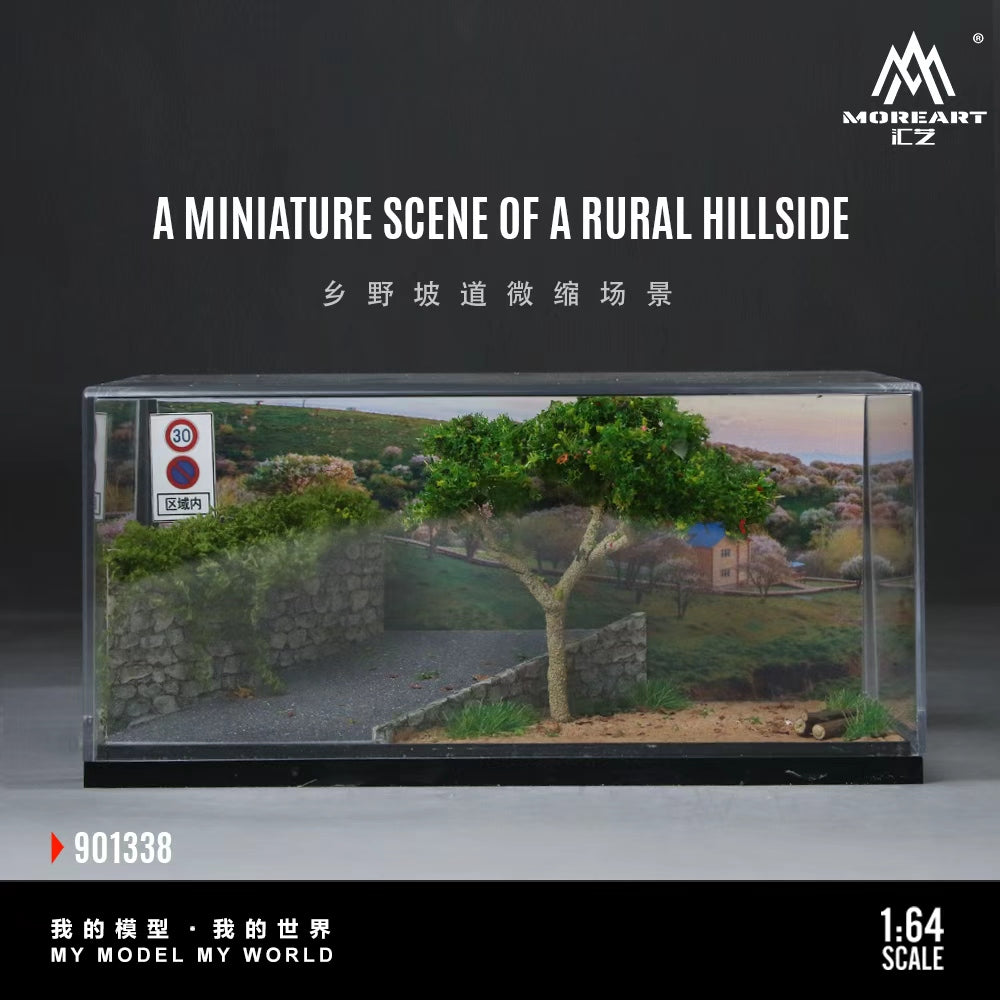 [Preorder] MoreArt 1:64 MINIATURE SCENE OF A RURAL HILLSIDE MO901338