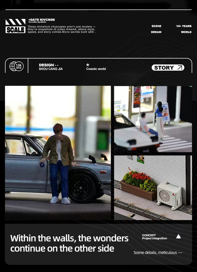 SHOU CANG JIA 1:64 Lawson Convenience Store (Large) SCENE SCJ-82045-A