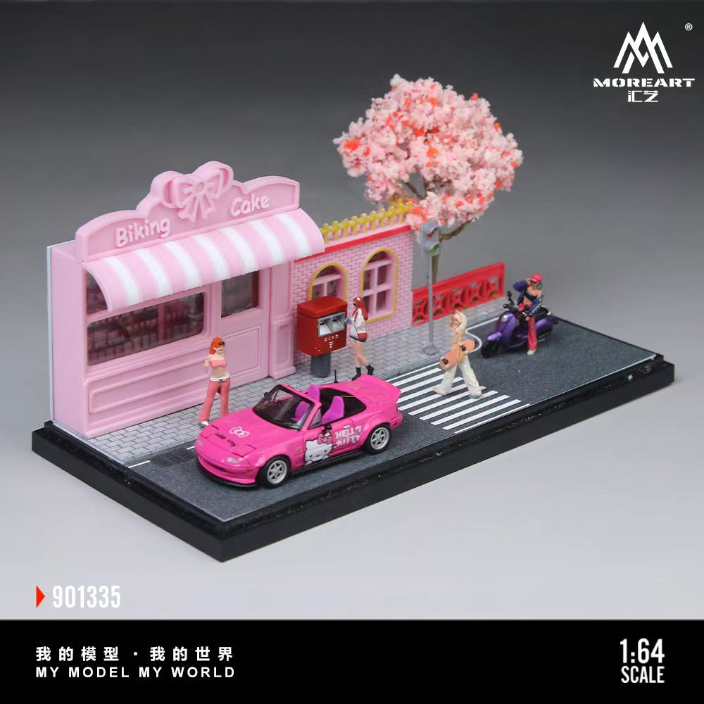 MoreArt 1:64 PINK DOLL STORE SCENE Diorama MO901335