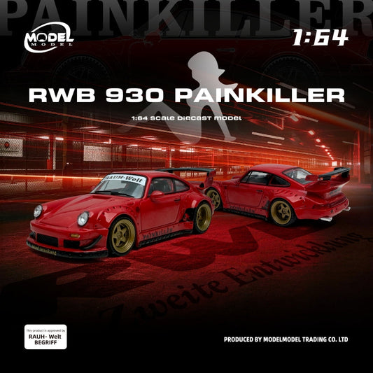 [Preorder] Modelmodel 1:64 Porsche RWB 930 Red Painkiller MM64-RWB930-007
