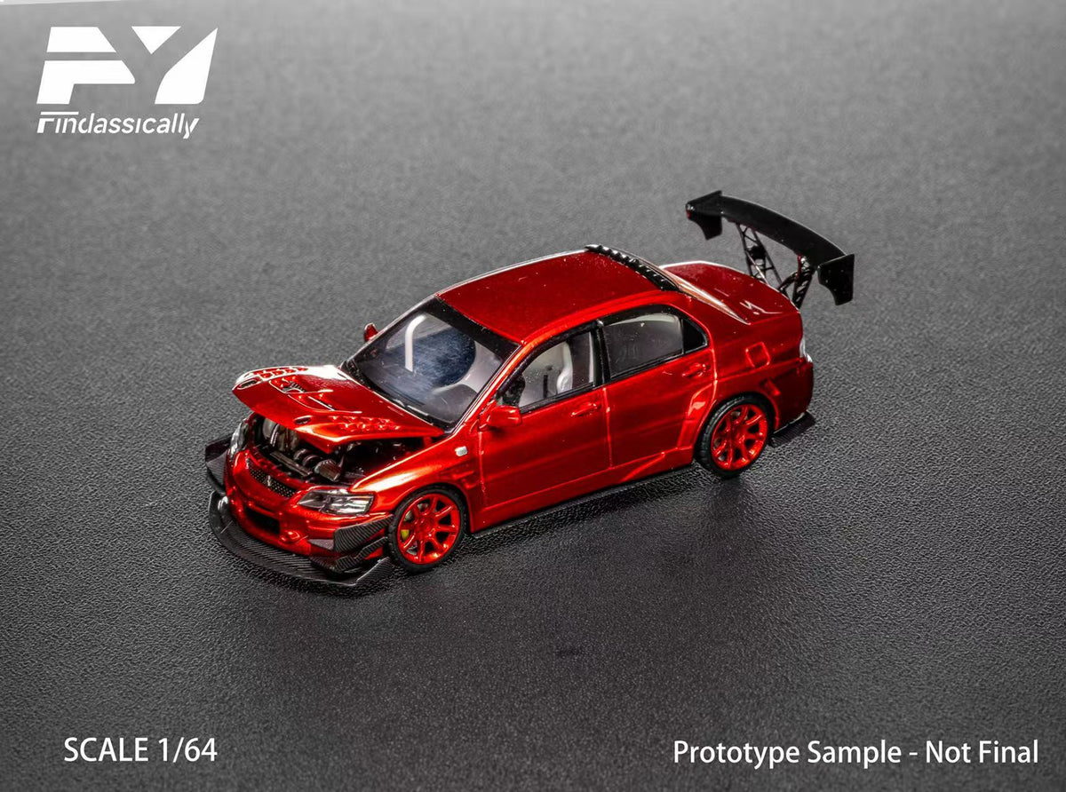 [Preorder] Findclassically 1:64 Mitsubishi 9th Generation Modified - Red (6 Versions)