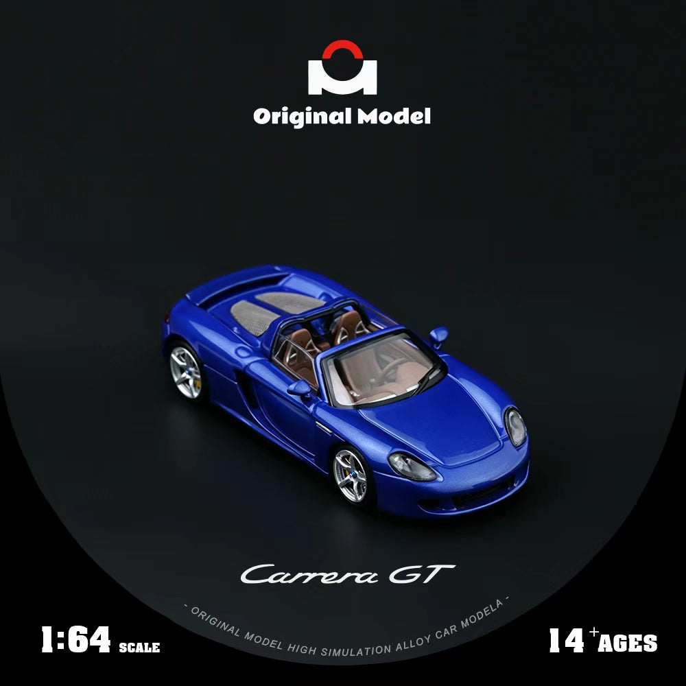 [Preorder] Original Model 1:64 Porsche Carrera GT Blue OM645913
