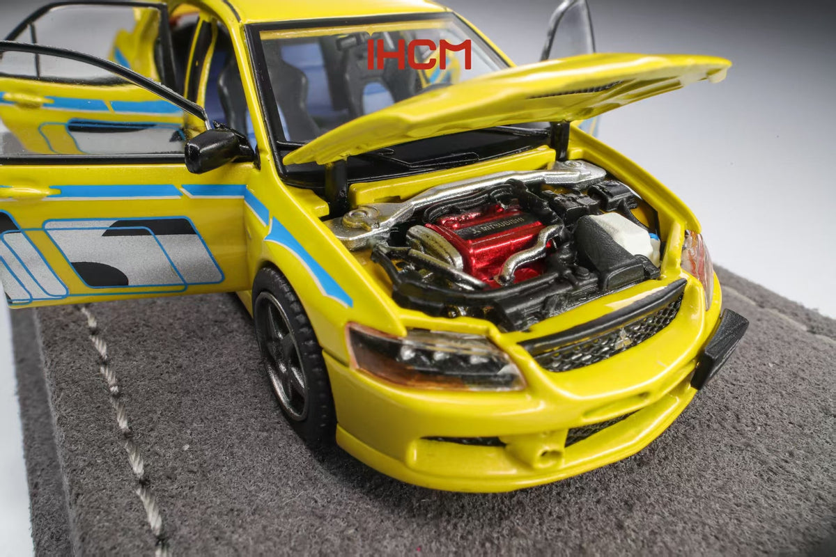 [Preorder] IHCM 1:64 MITSUBISHI LANCER EVIUTION IX GSR Yellow