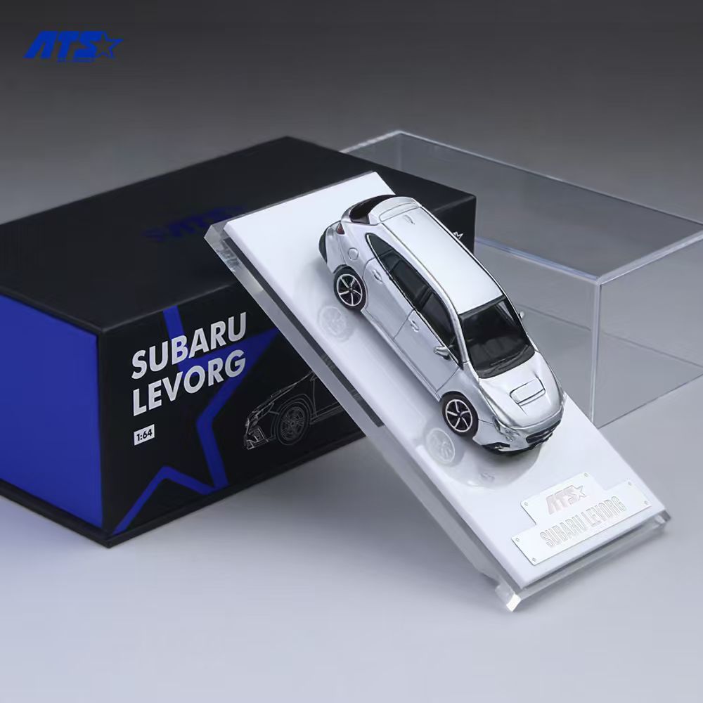 [Preorder] ATS Model 1:64 Subaru LEVORG - Silver Gray ATS880303