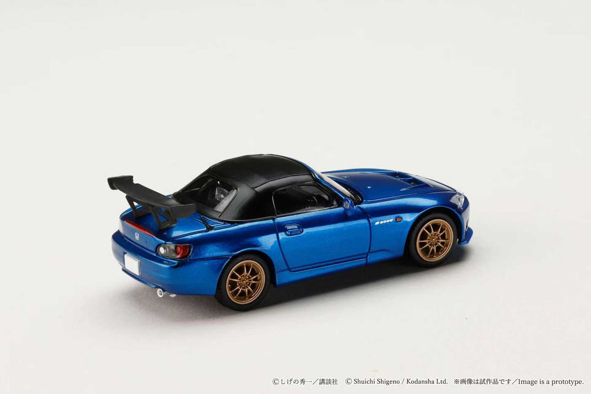 [Preorder] Hobby Japan 1:64 Honda S2000 Initial D Toshiya Joshima  VS Takumi Fujiwara Blue HJDMD012