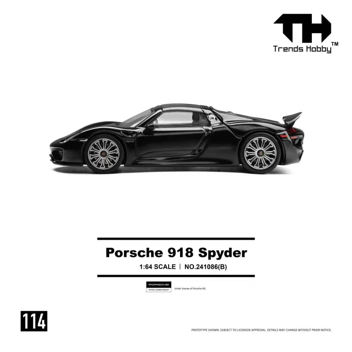 [Preorder] Trends Hobby 1:64 Porsche 918 Spyder (2 Colours) 241086(A)/241086(B)