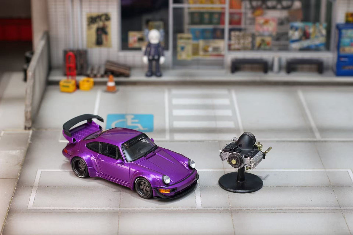 [Preorder] Street Weapon 1:64 RWB 964 Metallic Violet