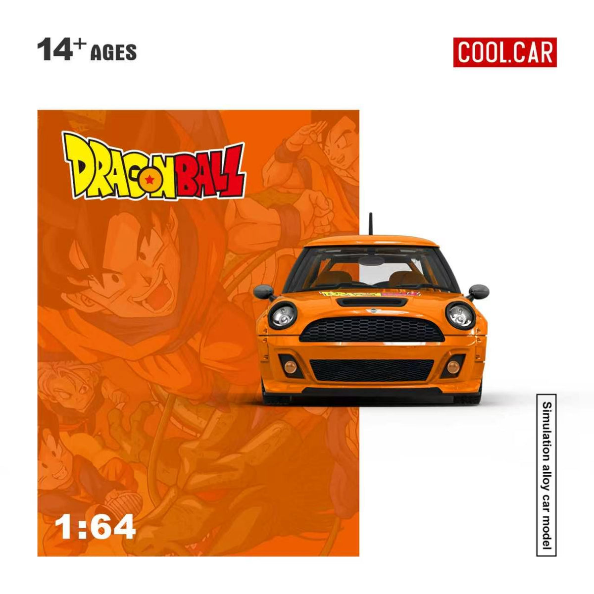 [Preorder] Cool Car 1:64 Mini Cooper Dragon Ball Livery CC643649