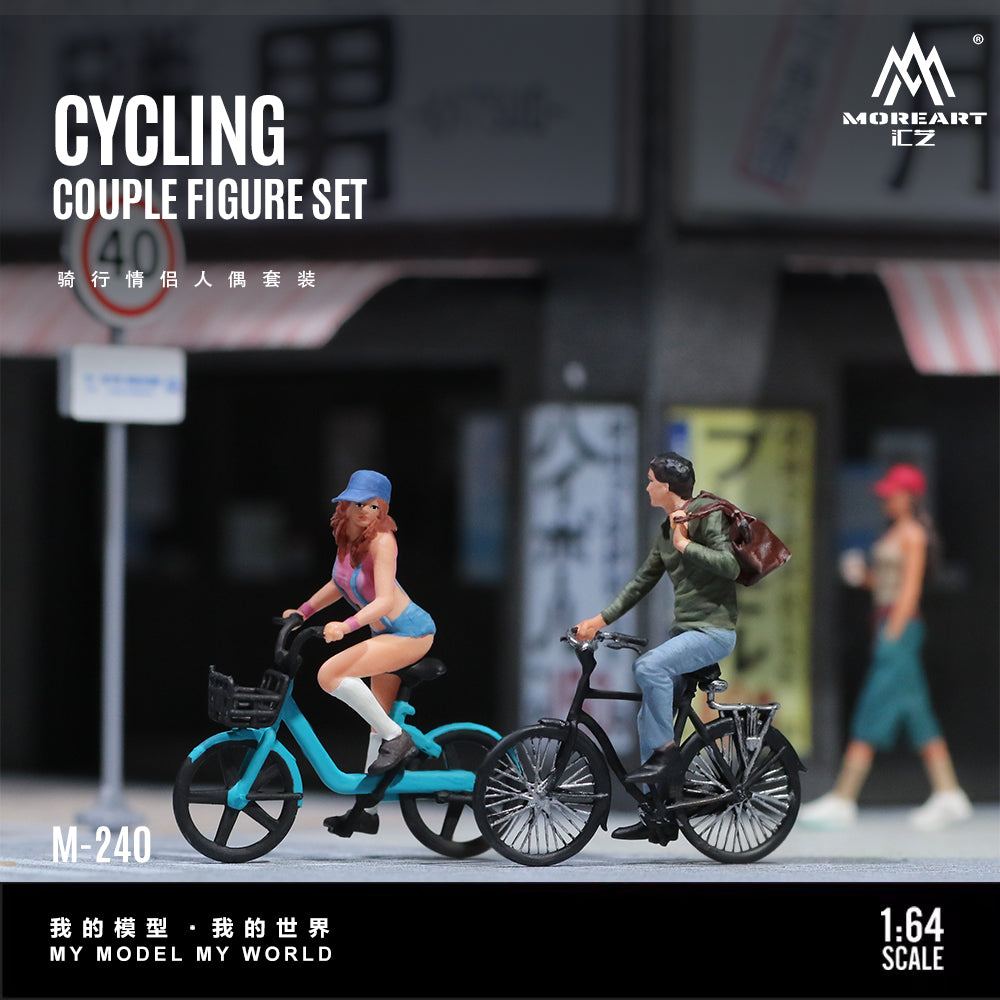 [Preorder] MoreArt 1:64 CYCLING COUPLE FIGURE SET MO222240