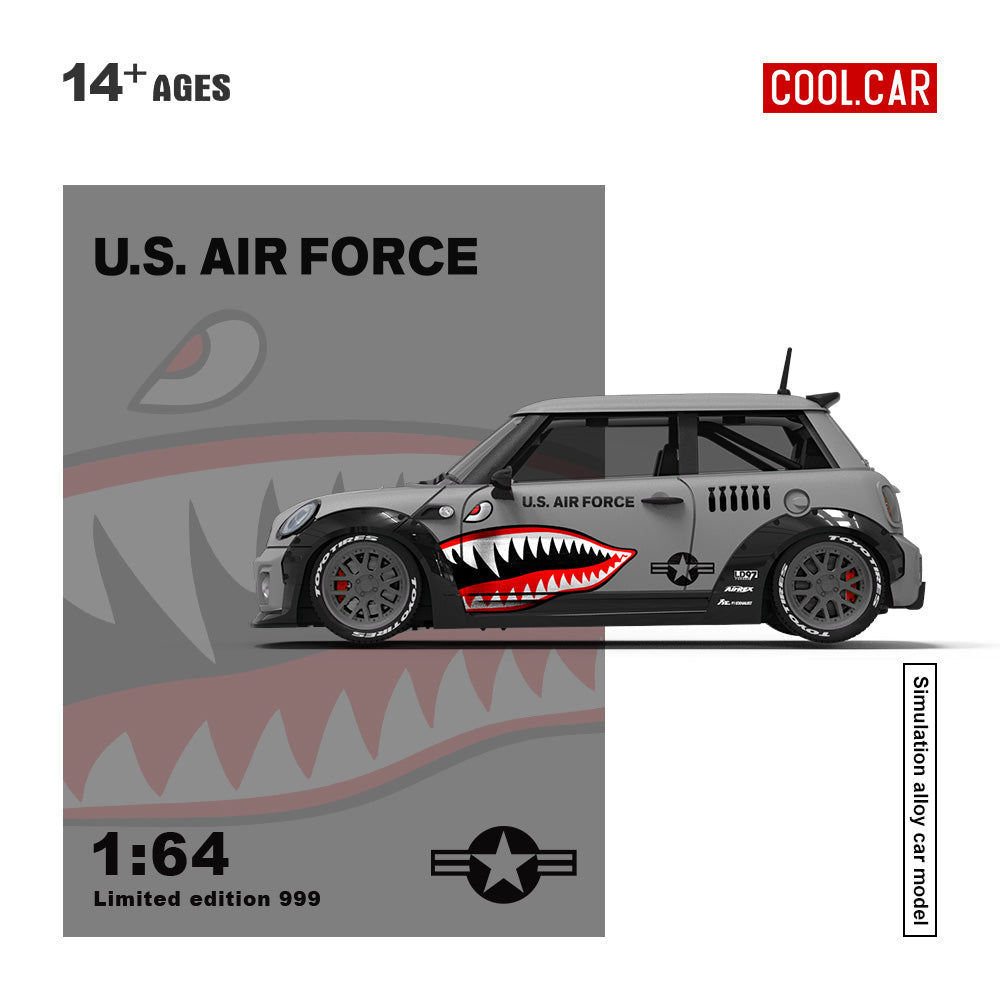 [Preorder] Cool Car 1:64 MINI COOPER Shark Livery (2 Versions) CC643647/ CC643647-2