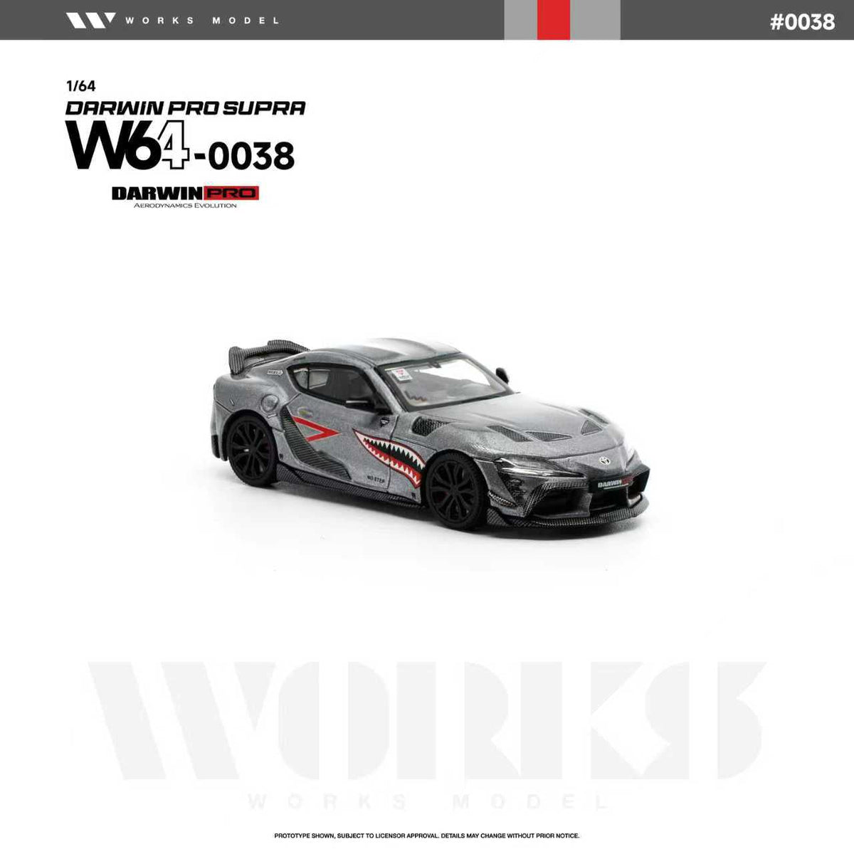 [Preorder] Works Model 1:64 Toyota GR Supra A90 MK5 DarwinPRO W640038
