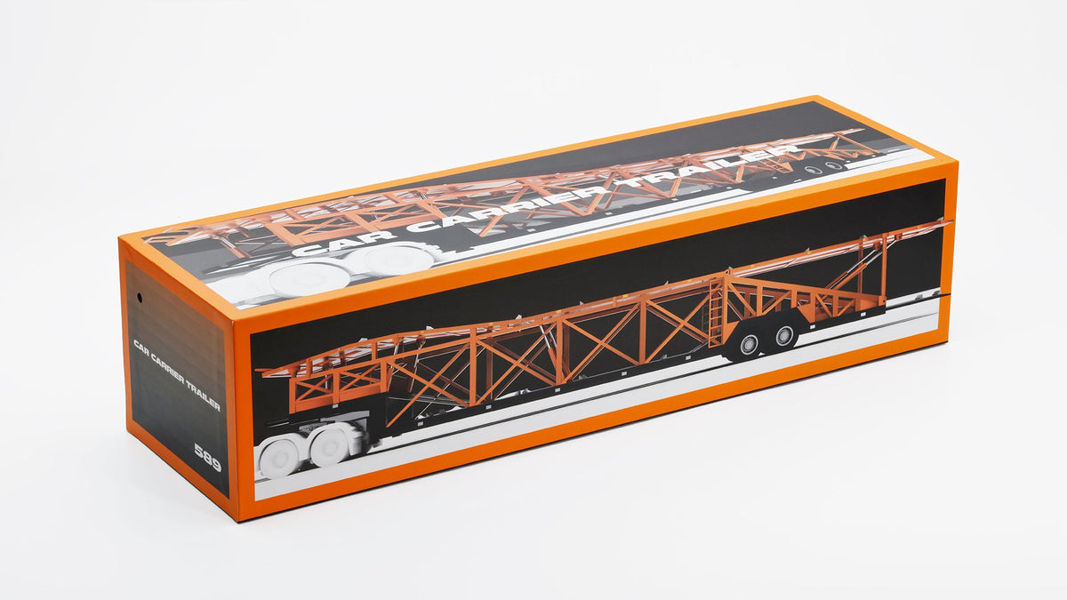 Shadow 1:64 CAR CARRIER TRAILER, BLACK+ORANGE KS-120-589