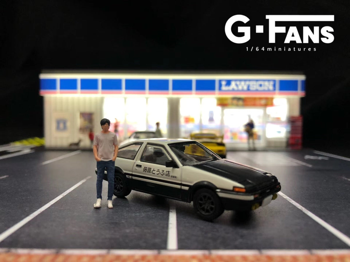 G.Fans 1:64 LAWSON Building Diorama Model 710024