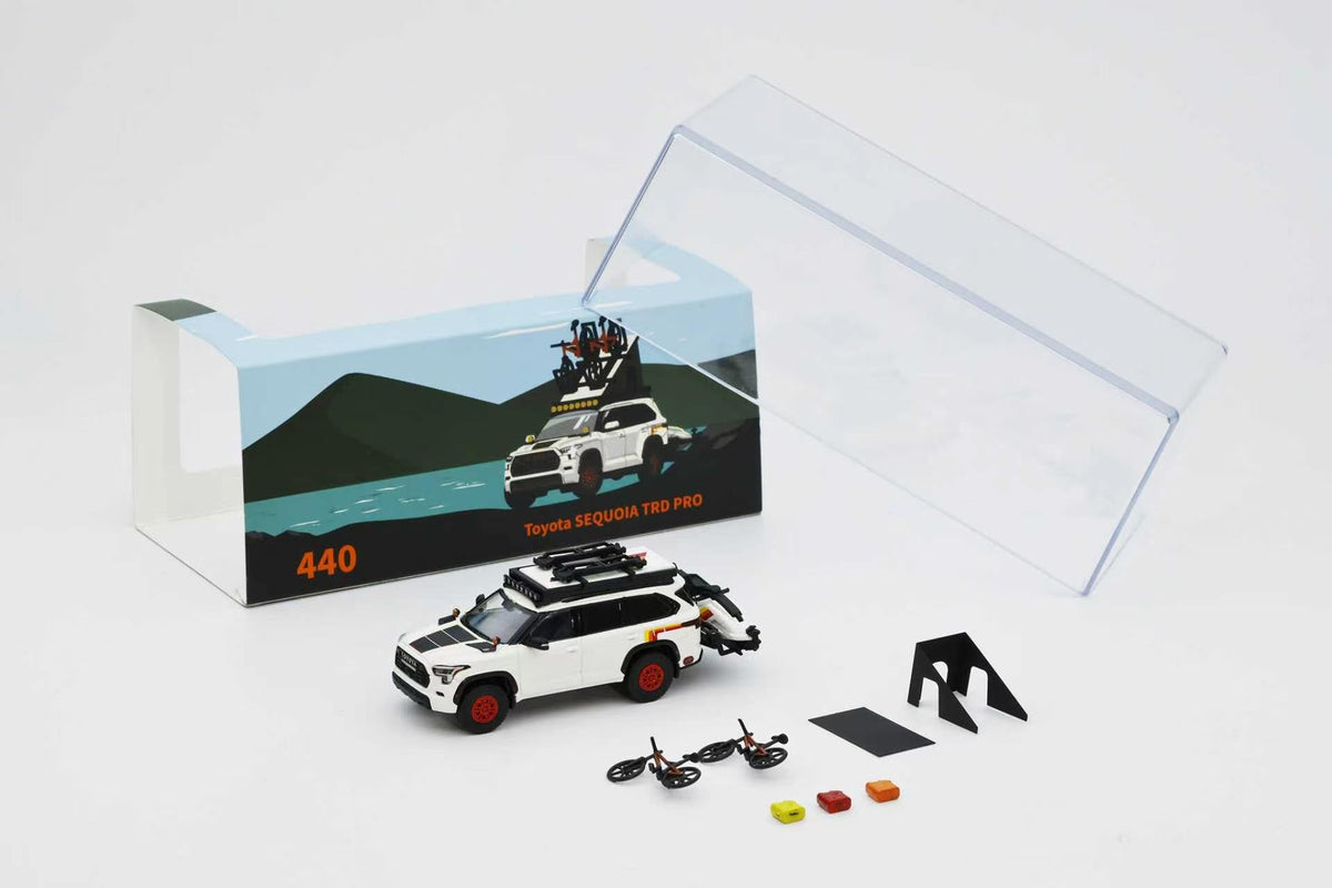 GCD 1:64 Toyota SEQUOIA TRD PRO With accessories LHD (2 Colours) KS-068-440/ KS-068-441