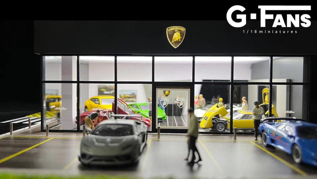 G.Fans 1:64 Diorama Lamborghini Display Center 710034