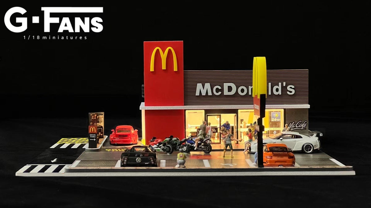[Preorder] G.Fans 1:64 Diorama McDonald's Building 710033