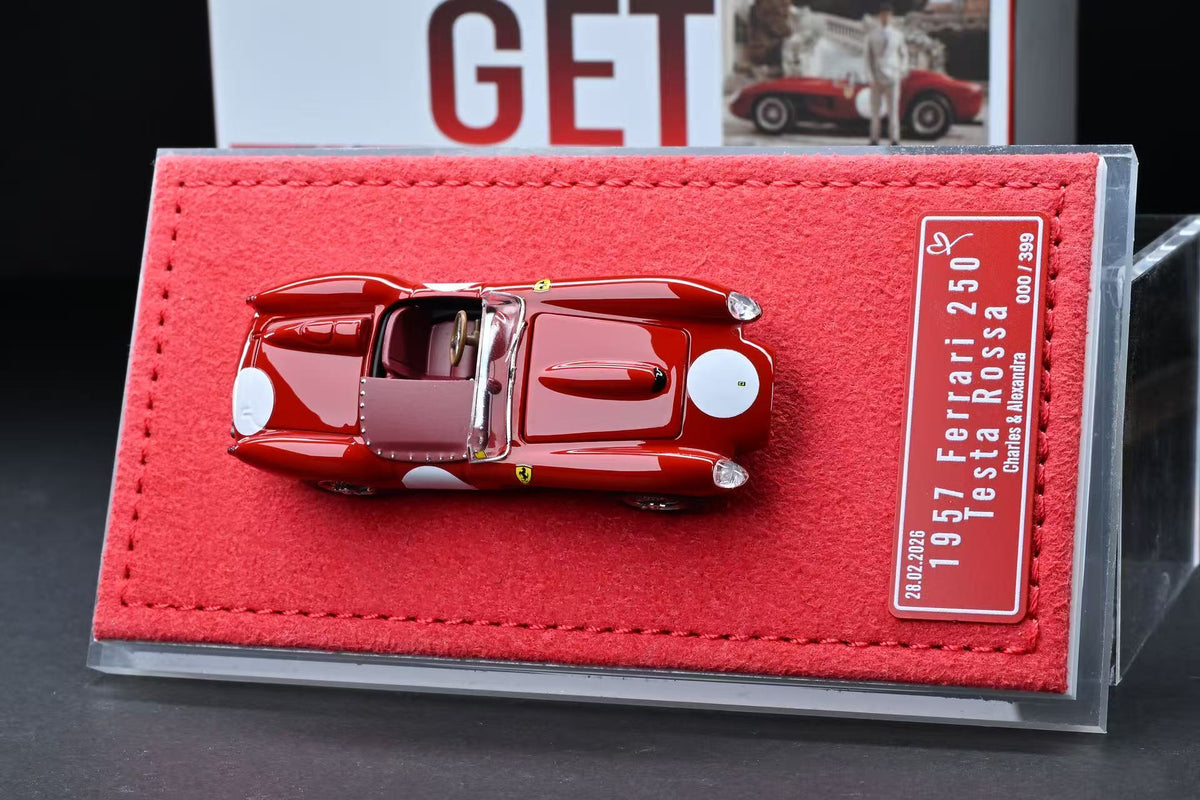 [Preorder] GFCC 1:64 Ferrari 250 TR Charles Leclerc wedding car