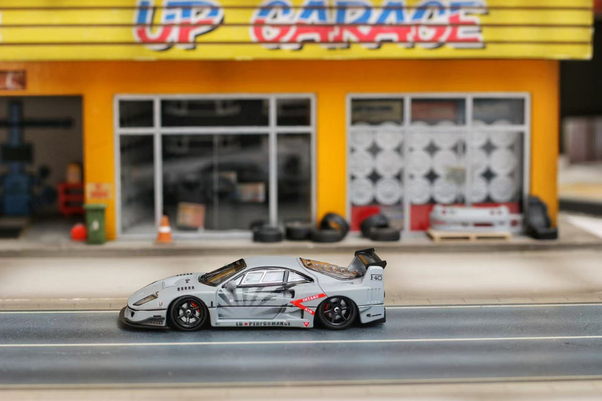 Ghost Player 1:64 LBWK Ferrari F40 Grey
