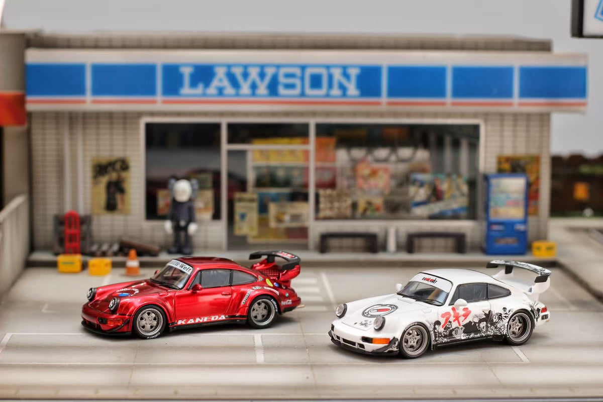 [Preorder] Street Weapon 1:64 Porsche RWB 964 AKIRA Livery (2 Colours)